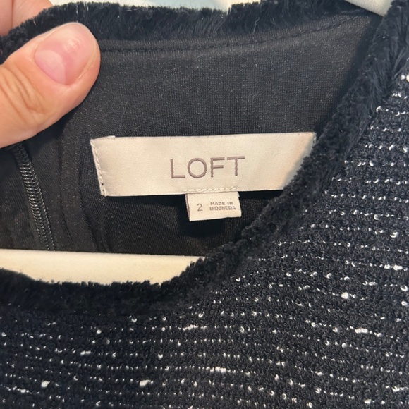 Loft Tweed Flare Dress - Picture 3 of 3